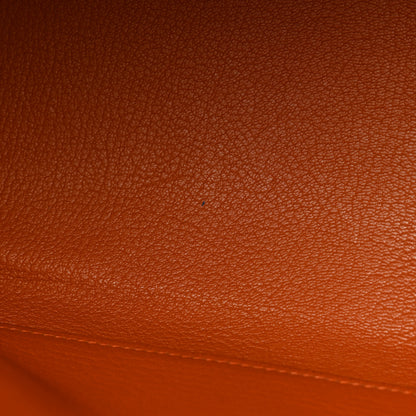 Hermes Taurillon Clemence Kelly Retourne 35 Orange 14 of 26