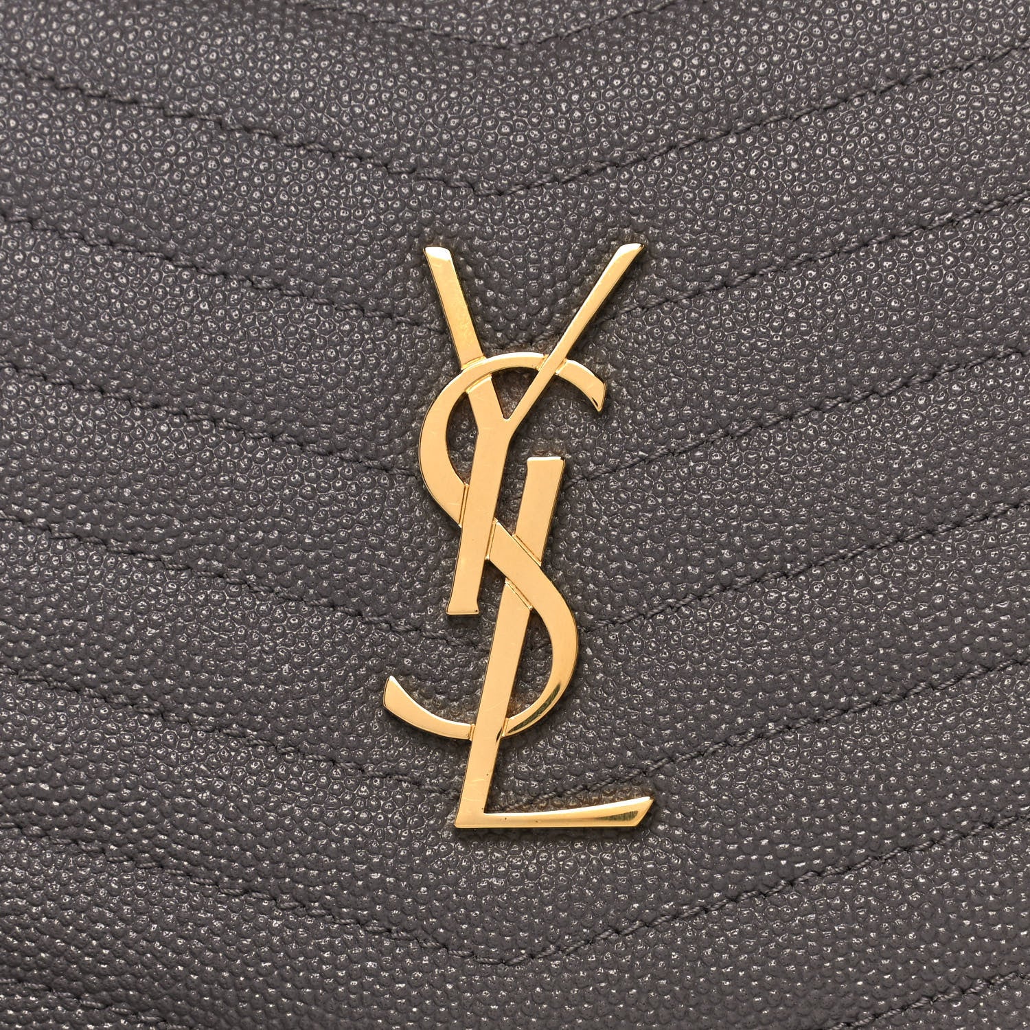 Saint Laurent Grain De Poudre Matelasse Monogram Mini Lou Camera Bag Fog 7 of 13
