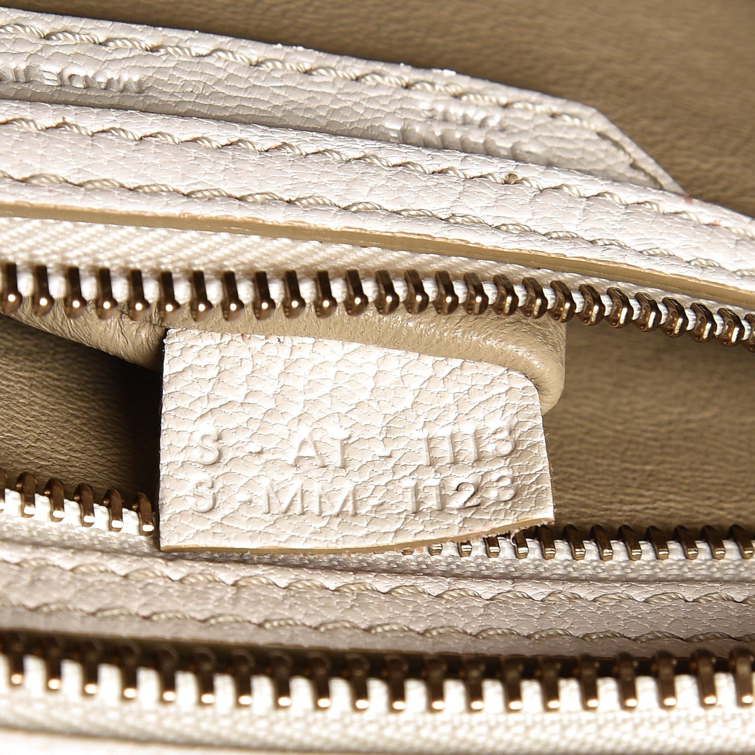 Celine Goatskin Micro Luggage White 7 of 12
