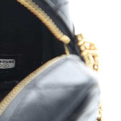 Chanel Aged Calfskin Quilted Mini Reissue Camera Case Black 7 of 10