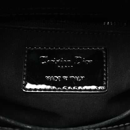 Christian Dior Ultraglossy Patent Cannage Small Lady Dior Black 5 of 10