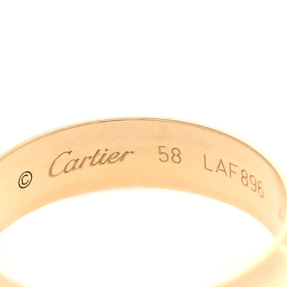 Cartier 18K Yellow Gold 5mm 1895 Wedding Band Ring 58 8.25 4 of 5
