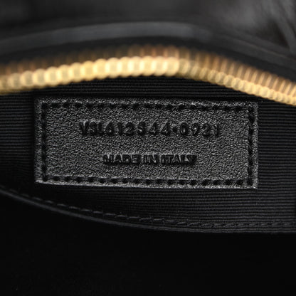 Saint Laurent Tweed Calfskin Monogram Lou Camera Bag Black 7 of 10