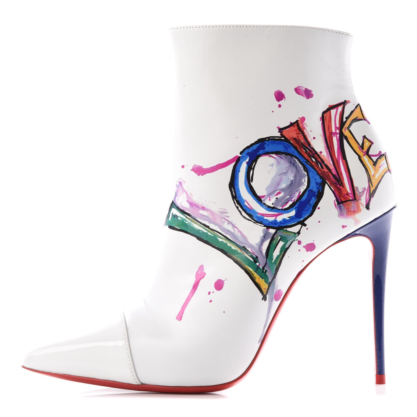 Calfskin In Love 100 Booties 37 White
