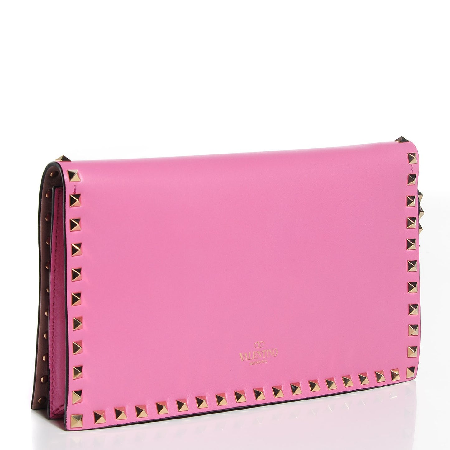 Nappa Rockstud Wristlet Clutch Ninphea
