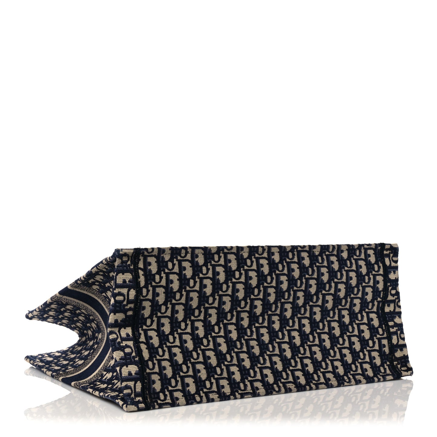 Oblique Book Tote Blue Multicolor