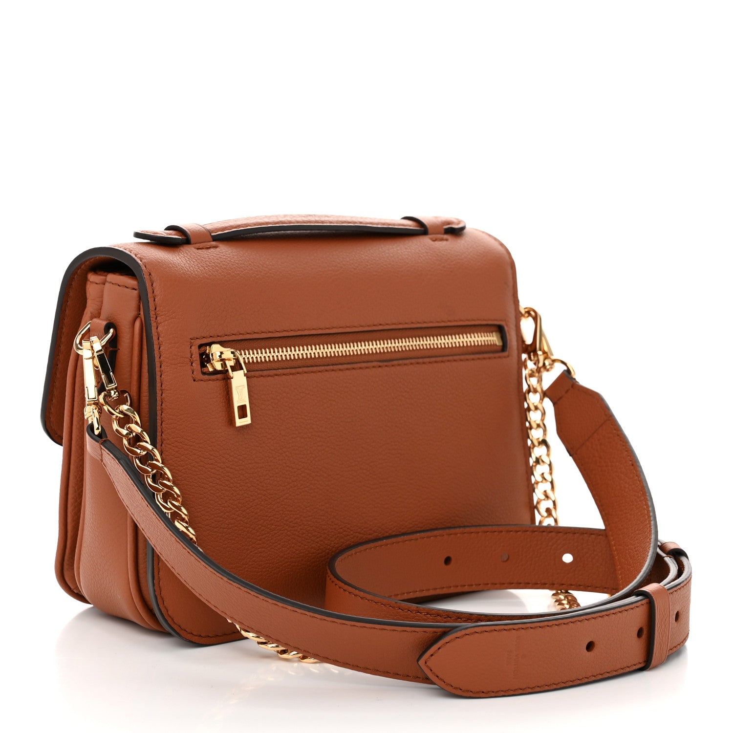 Louis Vuitton Grained Calfskin Lockme Oxford Cognac 3 of 10