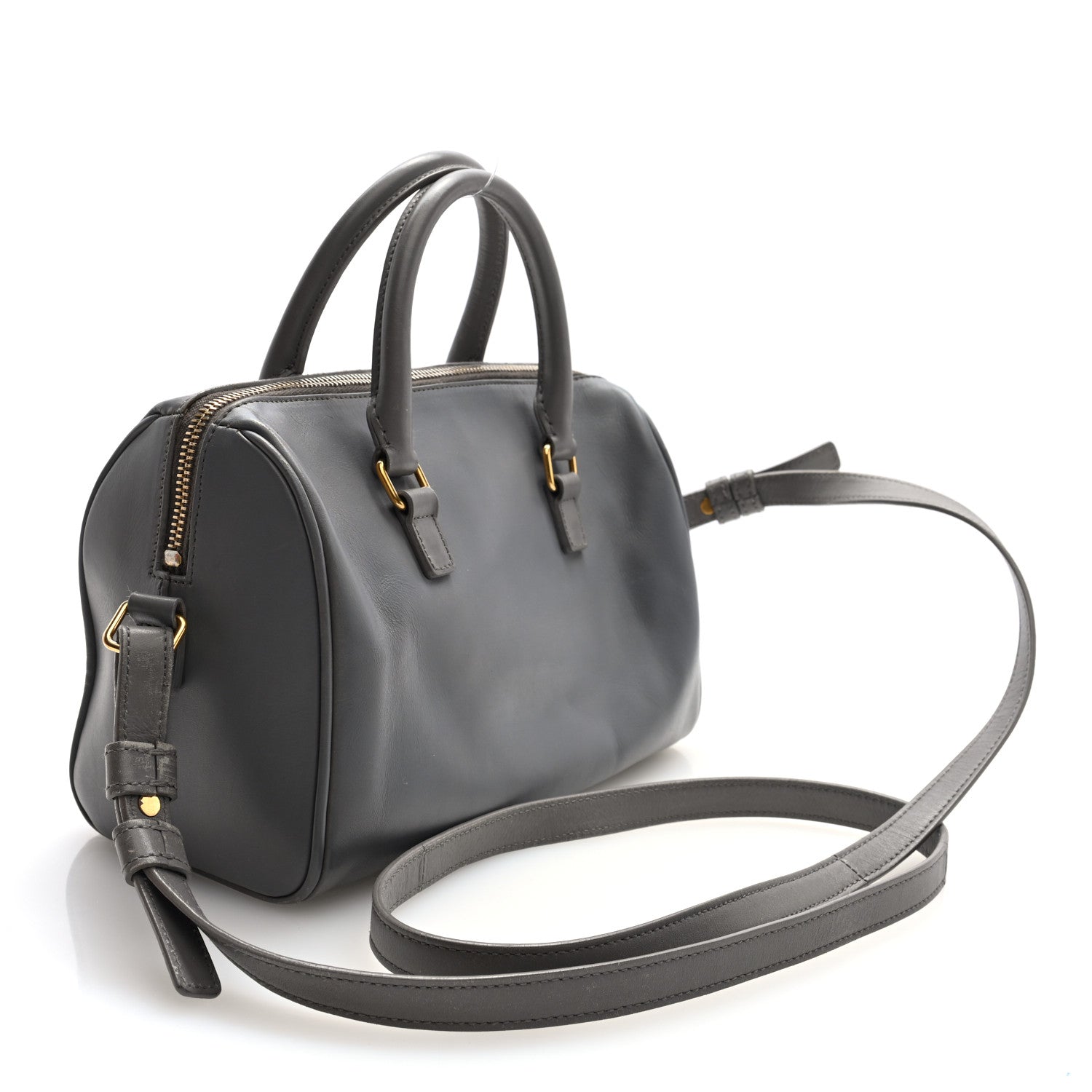 Saint Laurent Calfskin Classic Baby Duffle Fog 3 of 9