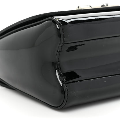 Louis Vuitton Patent Monogram Twist Shoulder Bag PM Black 9 of 14