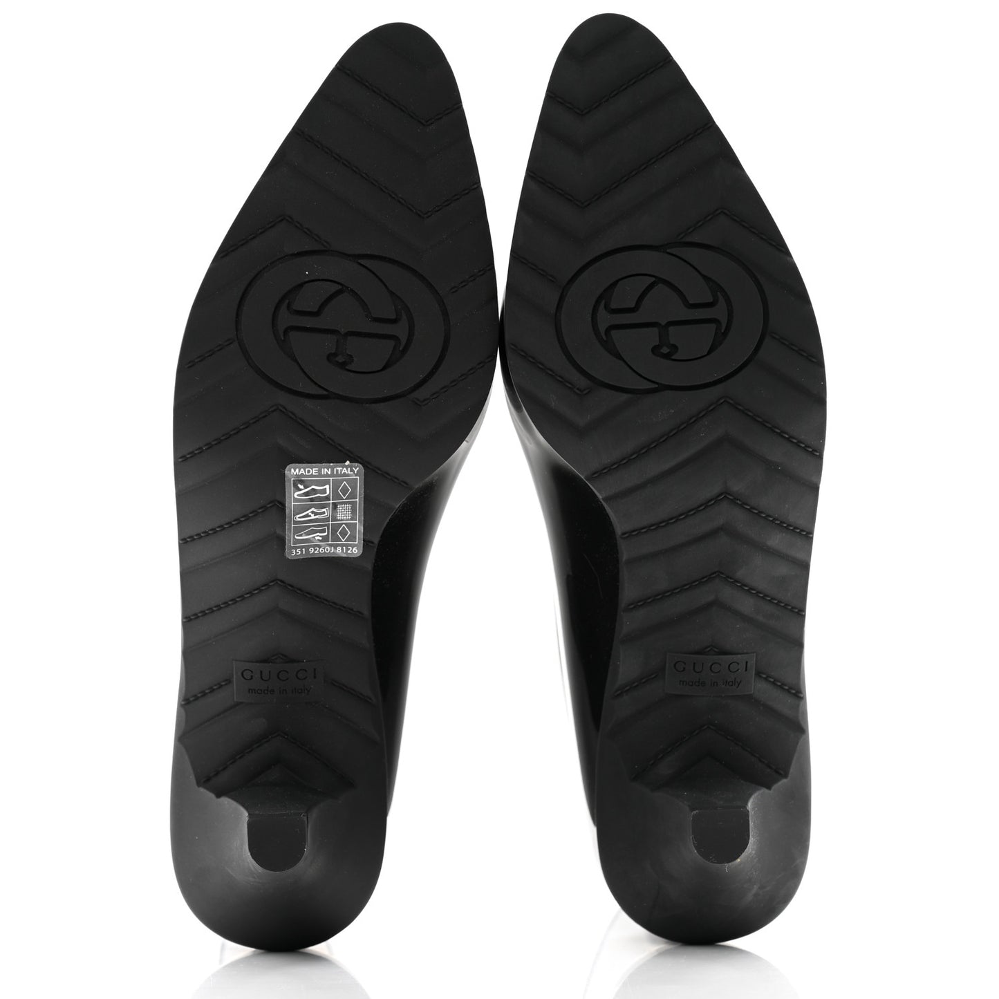 Rubber Womens Interlocking G Ankle Boot Pumps 37 Black Great White