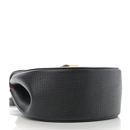 Bottega Veneta Palmellato Calfskin Rounded Belt Bag Black 4 of 10