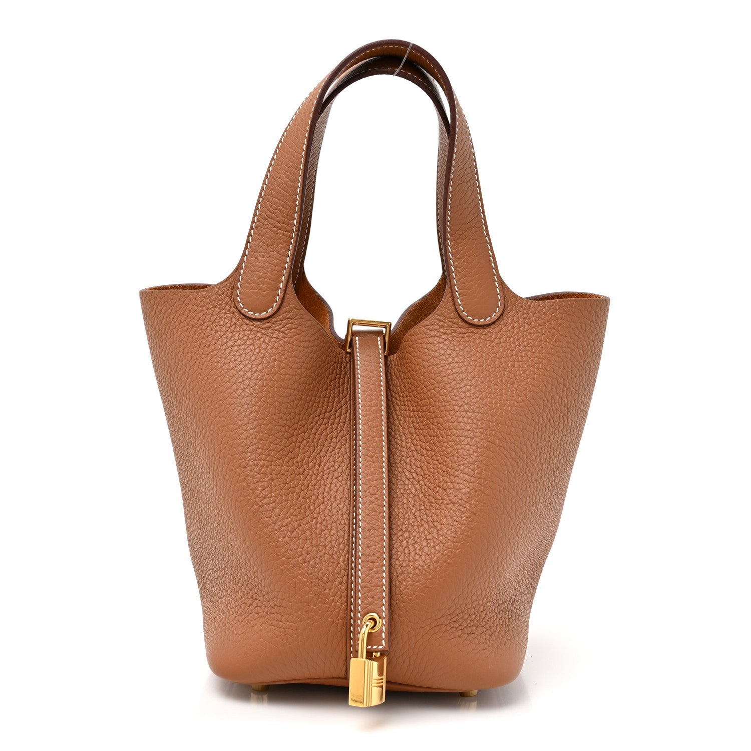 Hermes Taurillon Clemence Picotin Lock 18 PM Gold 1 of 11
