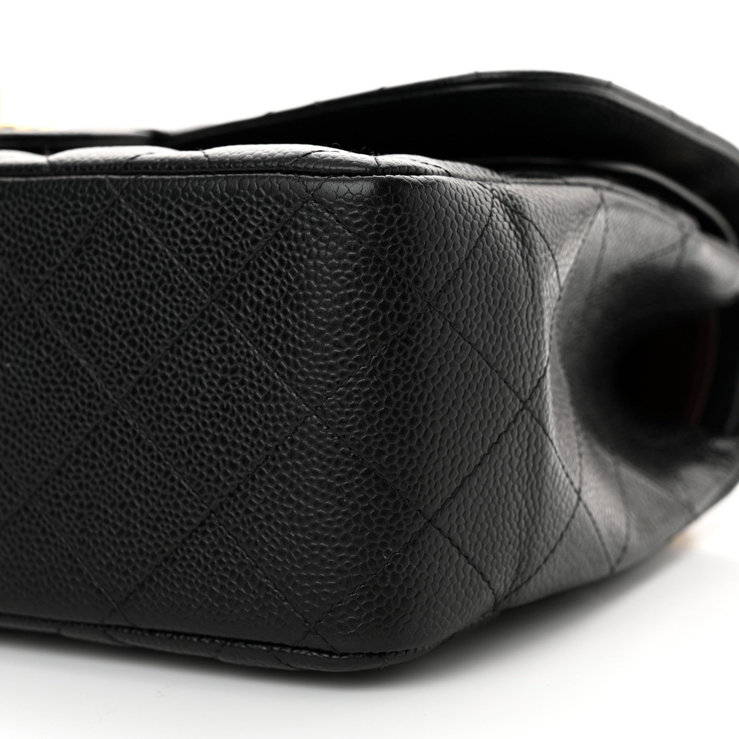 Chanel Caviar Quilted Jumbo Double Flap Black 10 of 14