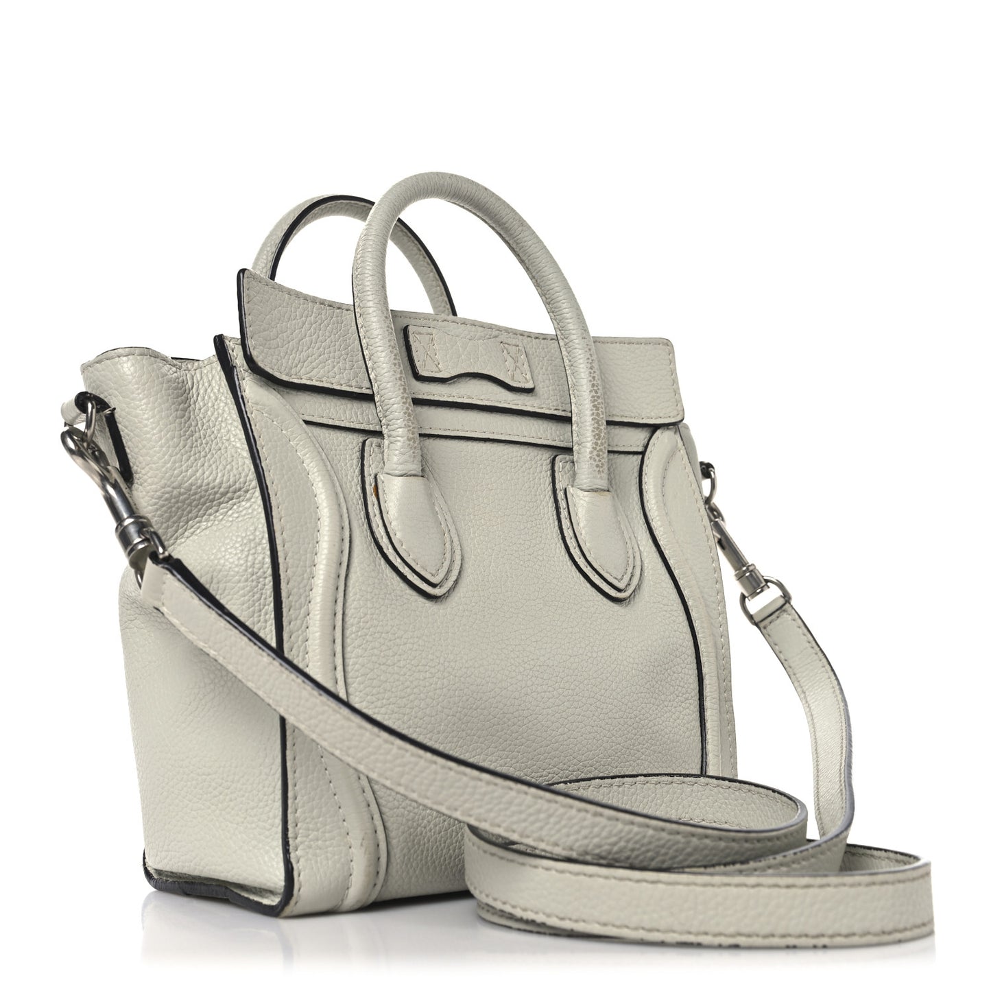 Drummed Calfskin Nano Luggage Lune