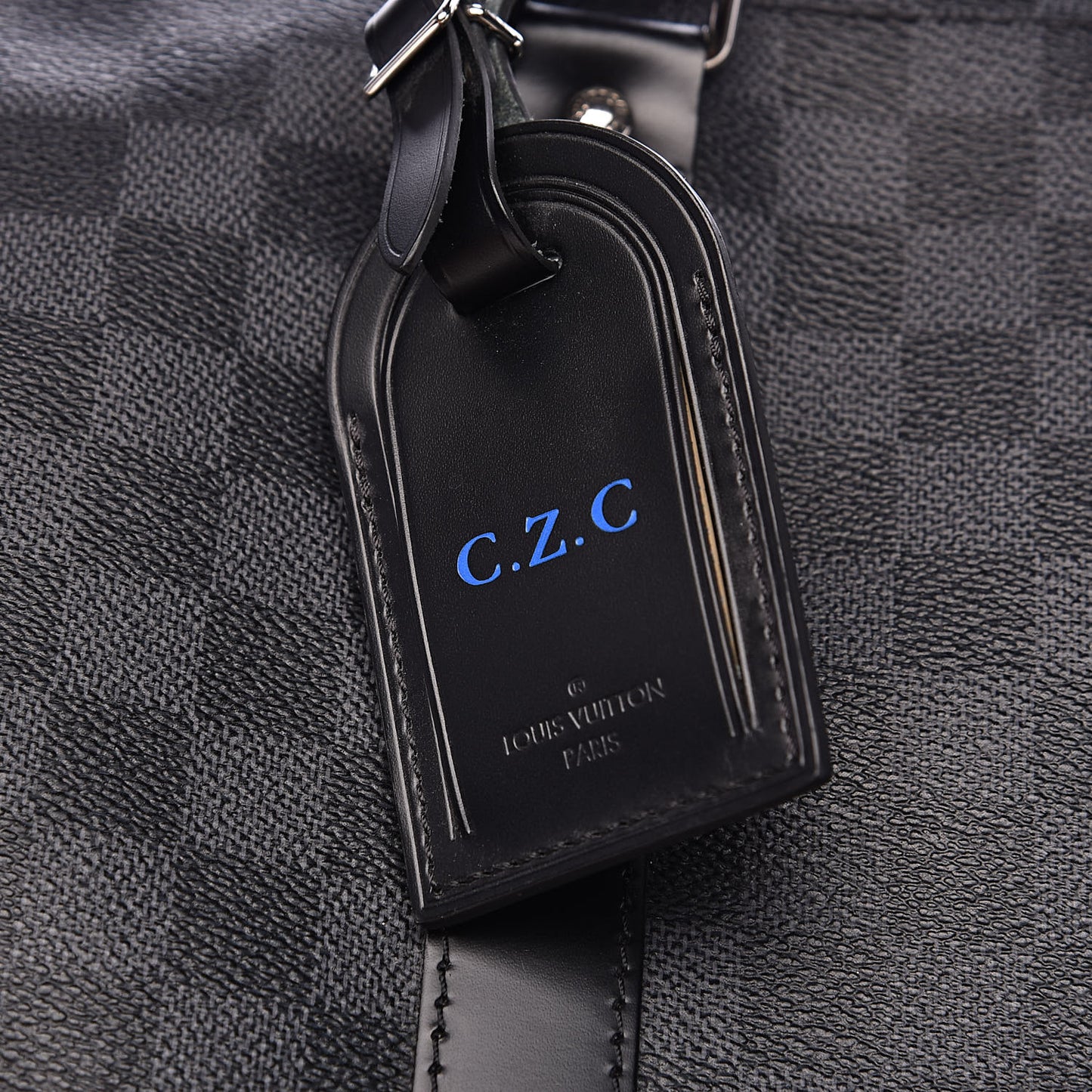 Damier Graphite Keepall Bandouliere 55