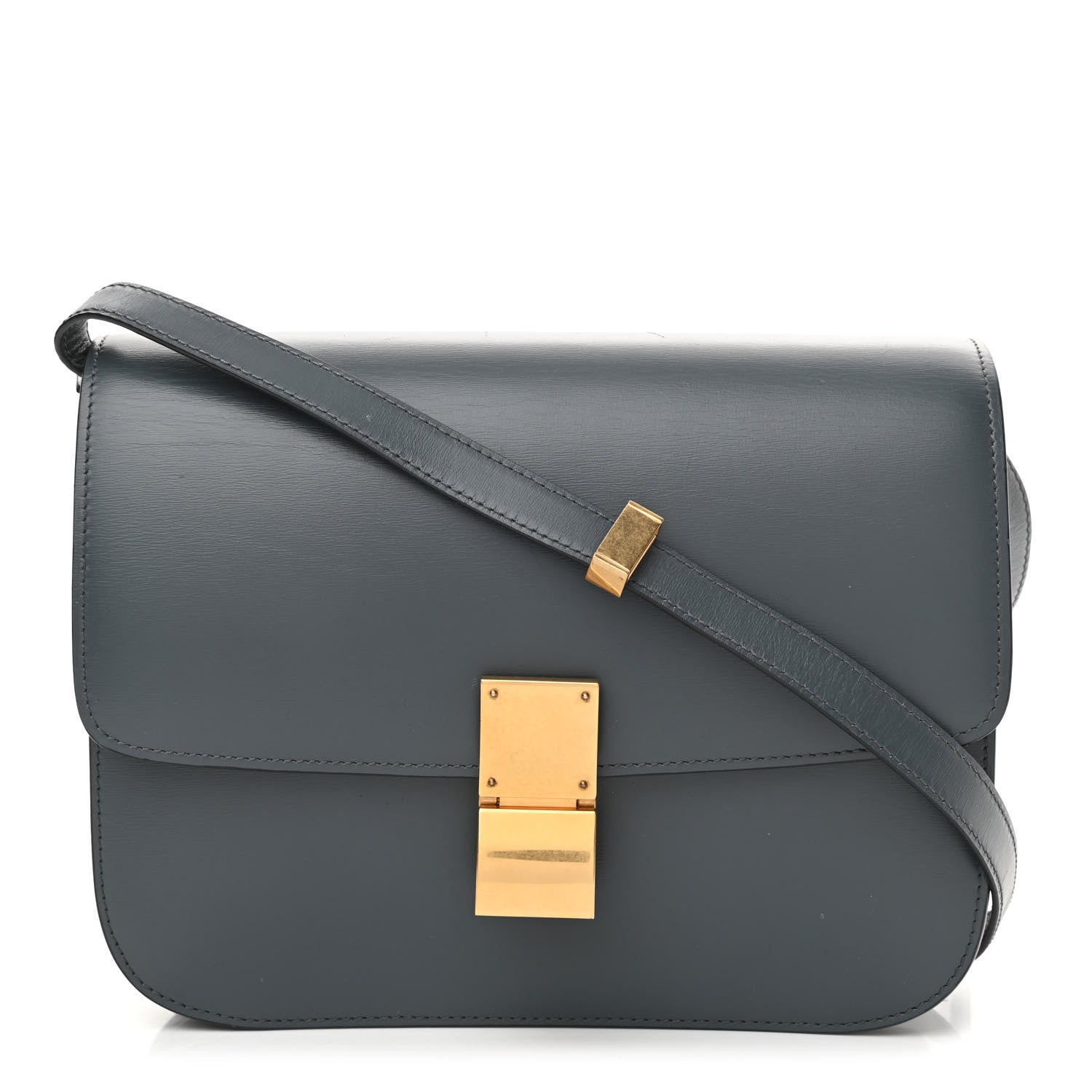 Celine Box Calfskin Medium Classic Box Flap Bag Slate 1 of 11