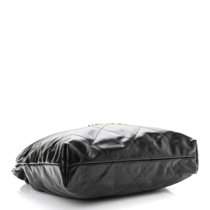 Chanel Shiny Calfskin Quilted Chanel 22 Black 5 of 11