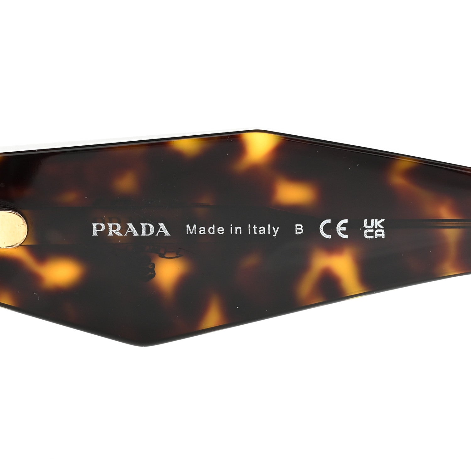 Prada Acetate Symbole Sunglasses SPR 17W Havana 5 of 9