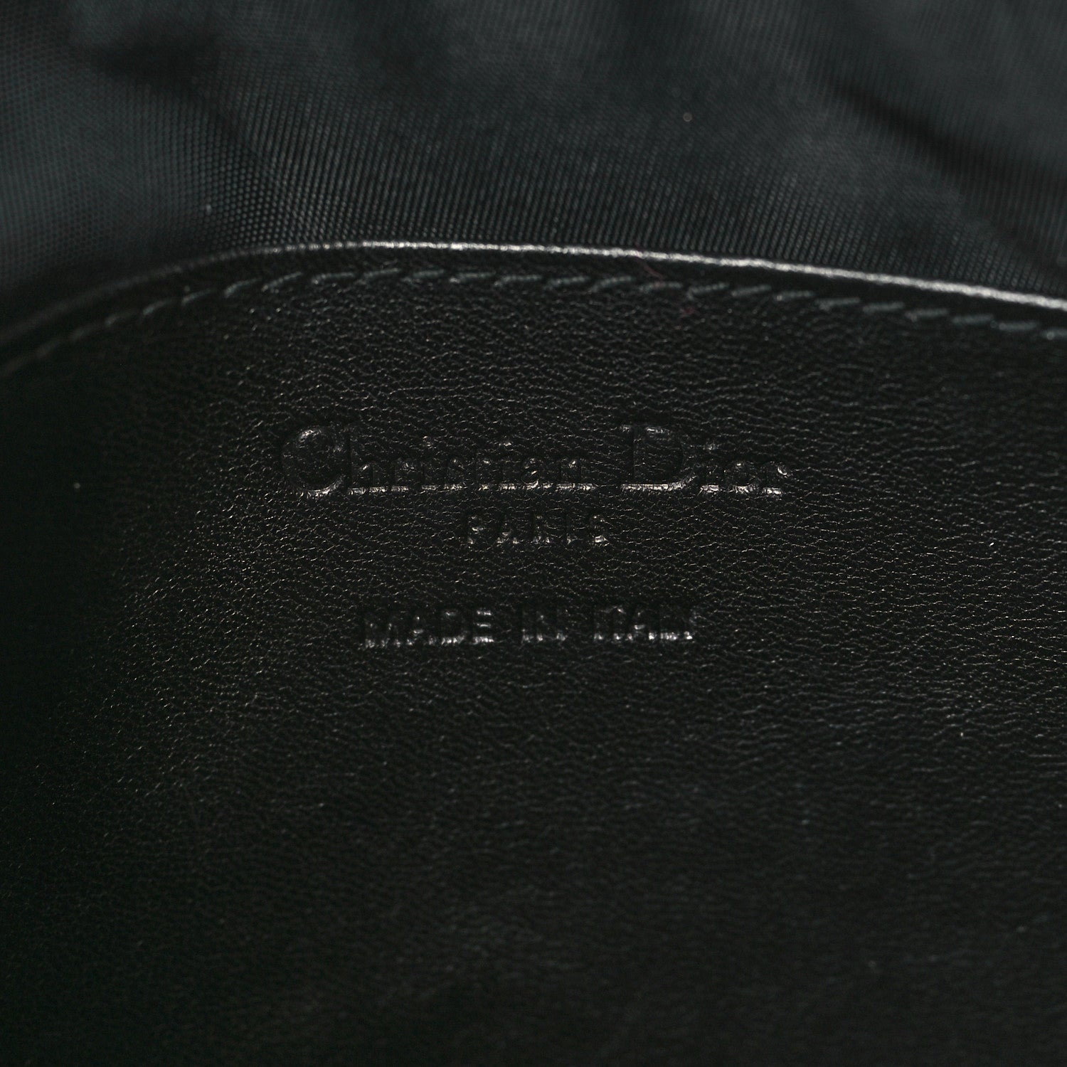 Christian Dior Lambskin Cannage Lady Dior Pochette Black 5 of 8