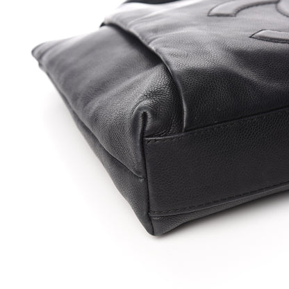 Chanel Caviar Large CC Tuck Tote Black 8 of 10