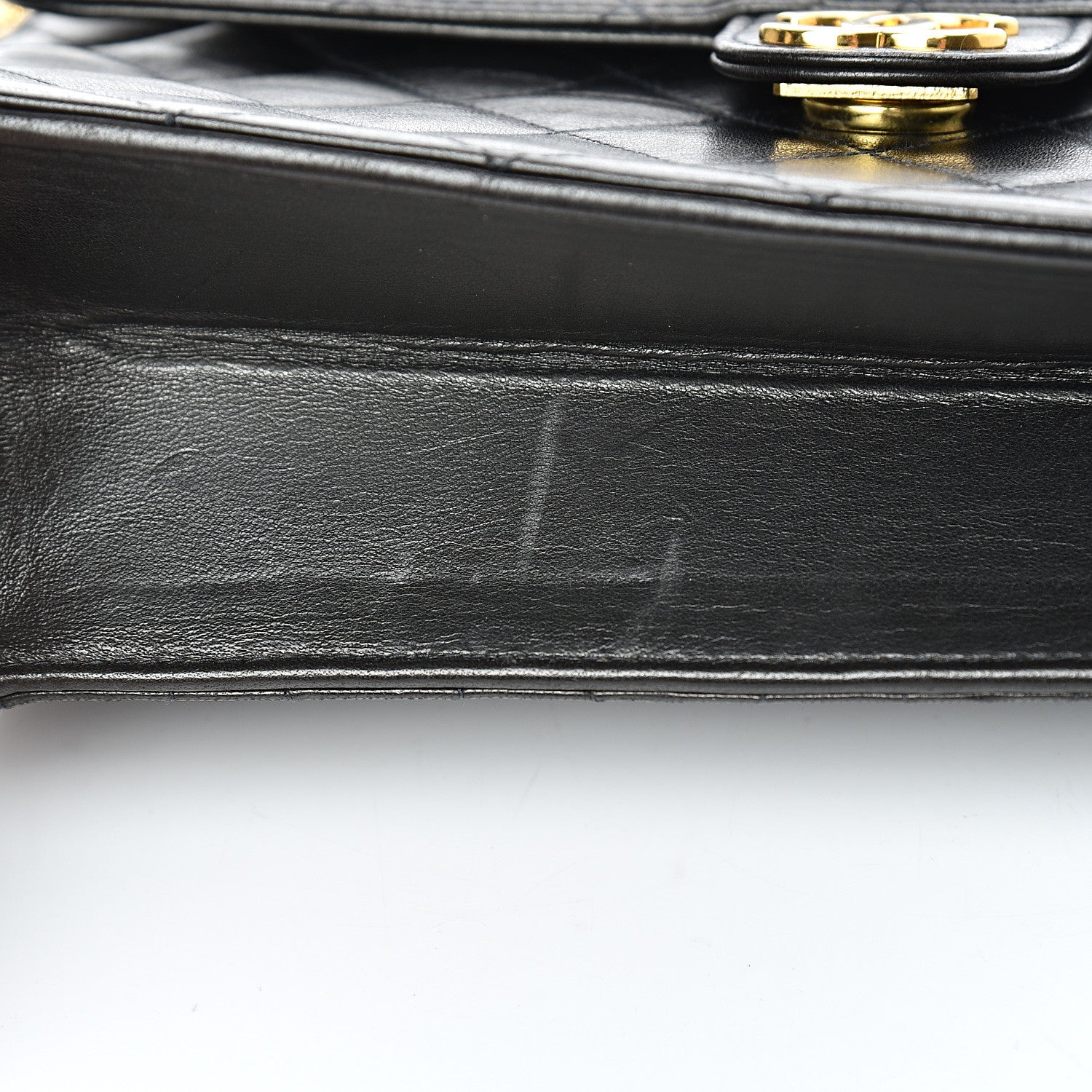 Chanel Lambskin Quilted Small Single Flap Bag Black 13 of 15