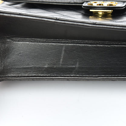 Chanel Lambskin Quilted Small Single Flap Bag Black 13 of 15