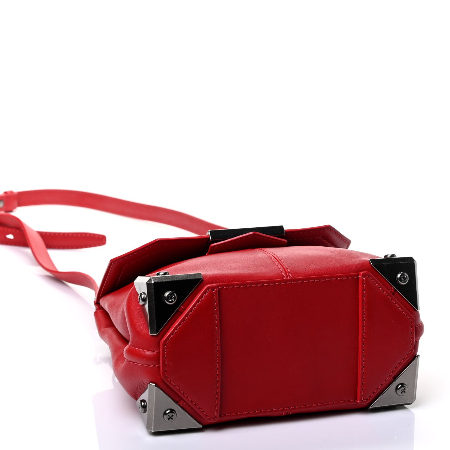 Alexander Wang Calfskin Small Marion Tote Red 3 of 4