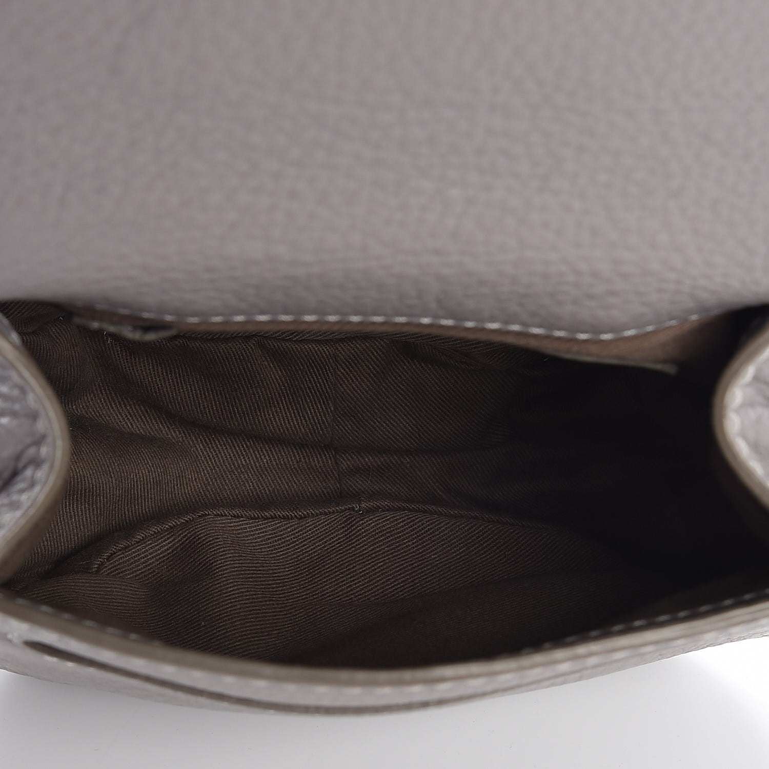 Chloe Calfskin Mini Marcie Round Crossbody Bag Cashmere Grey 5 of 7