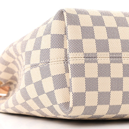 Louis Vuitton Damier Azur Graceful PM Rose Ballerine 8 of 10