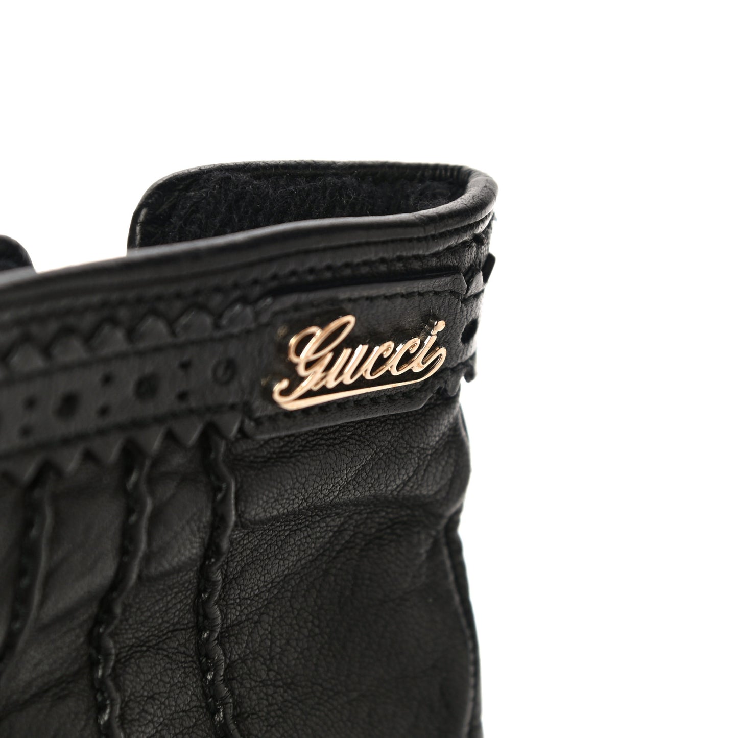 Donna Nappa Gloves 7.5 Black