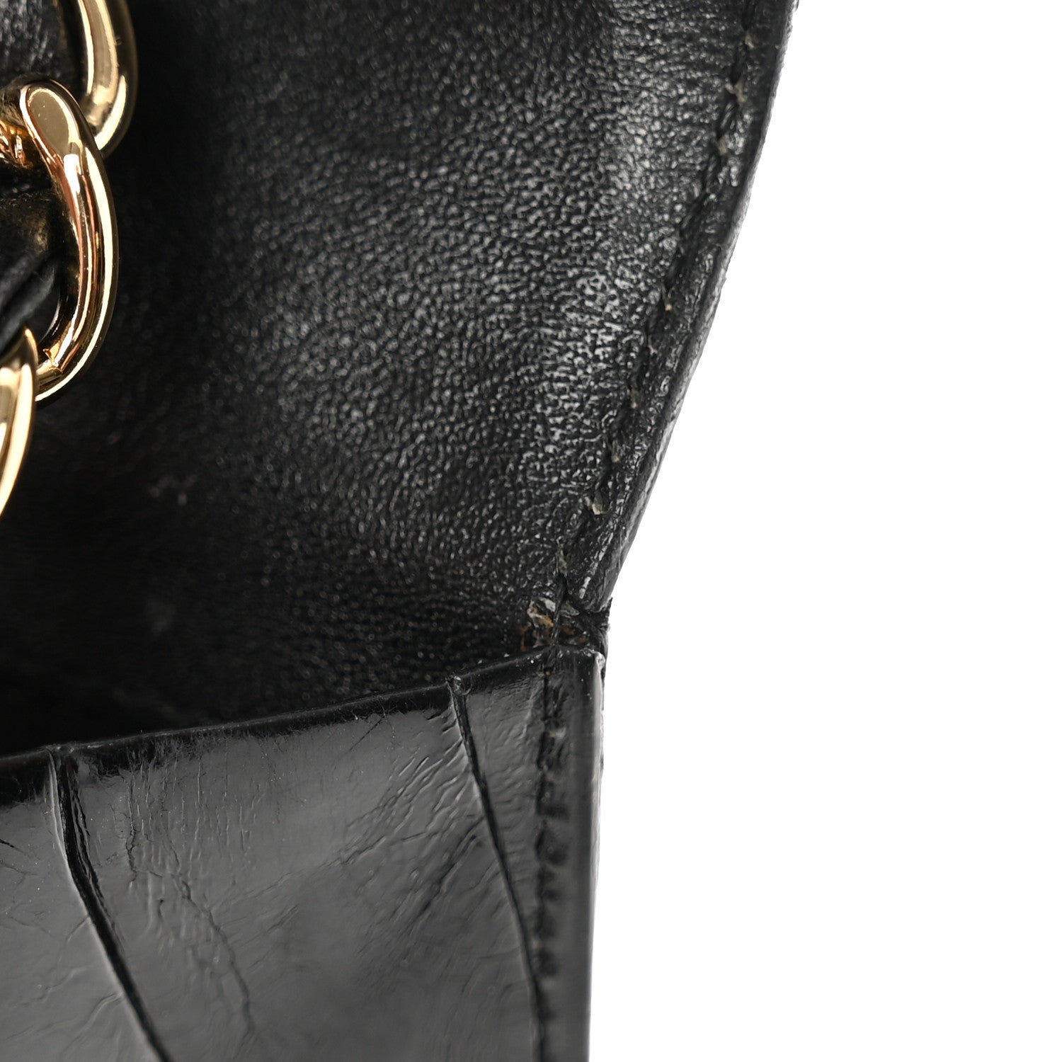 Chanel Shiny Crocodile Small Flap Black 11 of 13