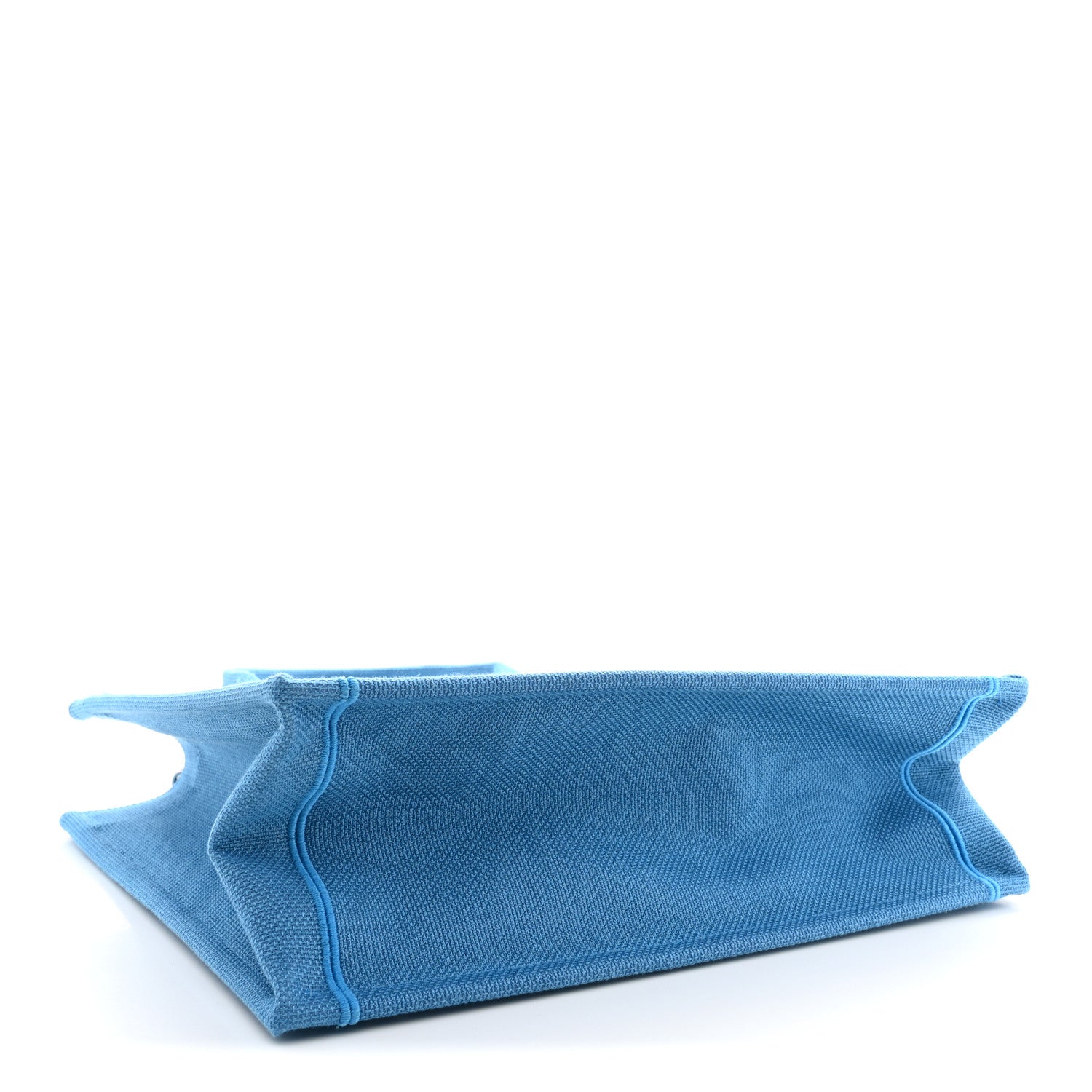 Christian Dior Cotton Toile De Jouy Oblique Embroidered Ulysses Dior Medium Book Tote With Strap Light Blue White 4 of 9
