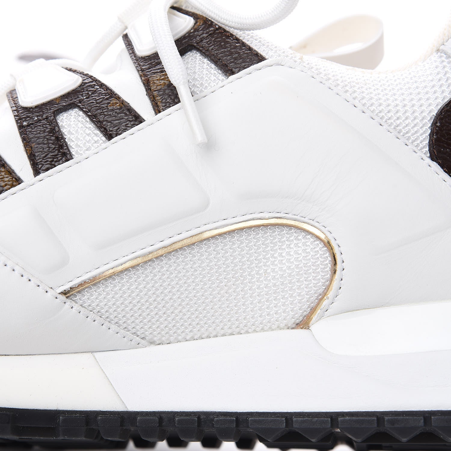 Louis Vuitton Calfskin Monogram Run Away Sneakers 39 White 8 of 11