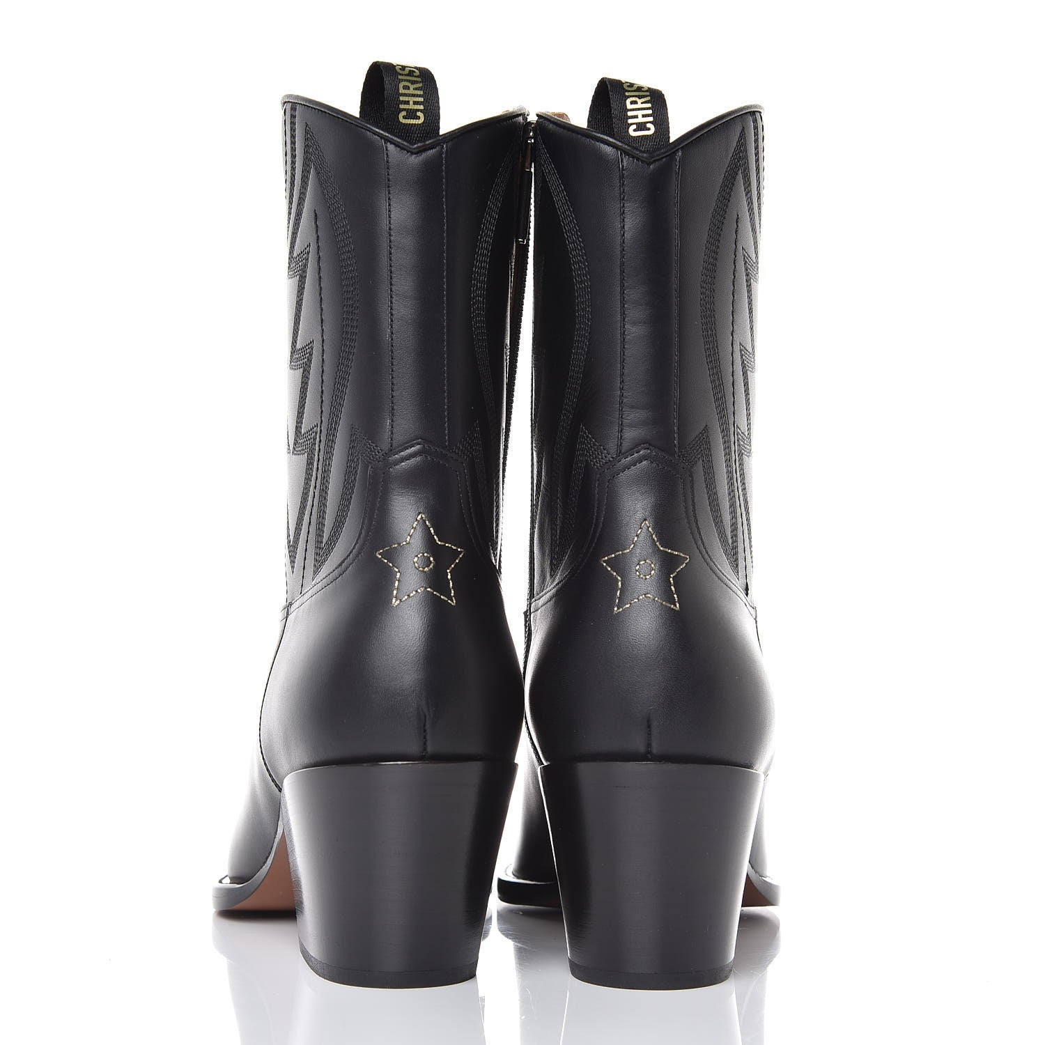 Christian Dior Matte Calfskin L.A. Low Boots 40 Black 5 of 11