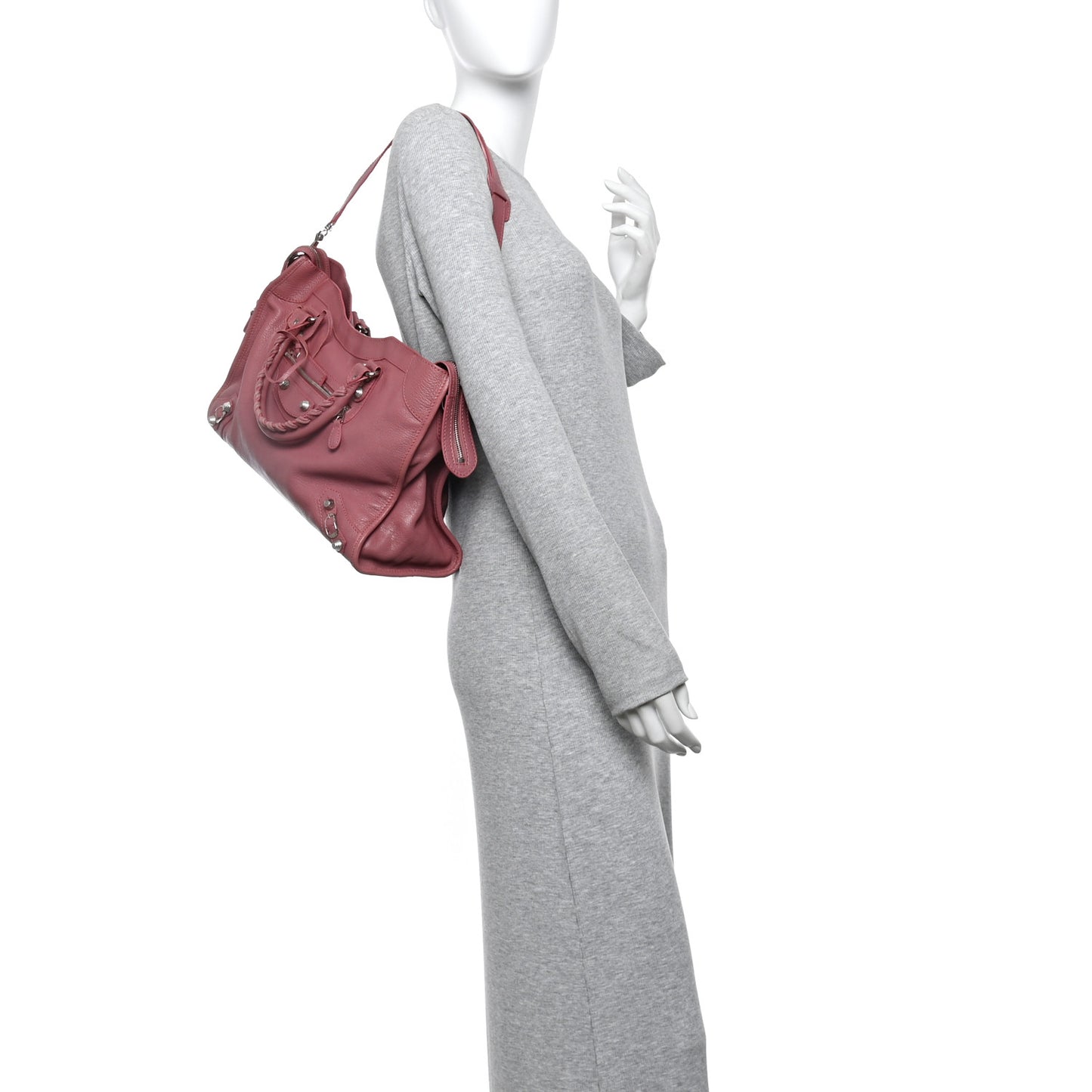 Agneau Giant 12 Silver Hardware City Rose Bruyere