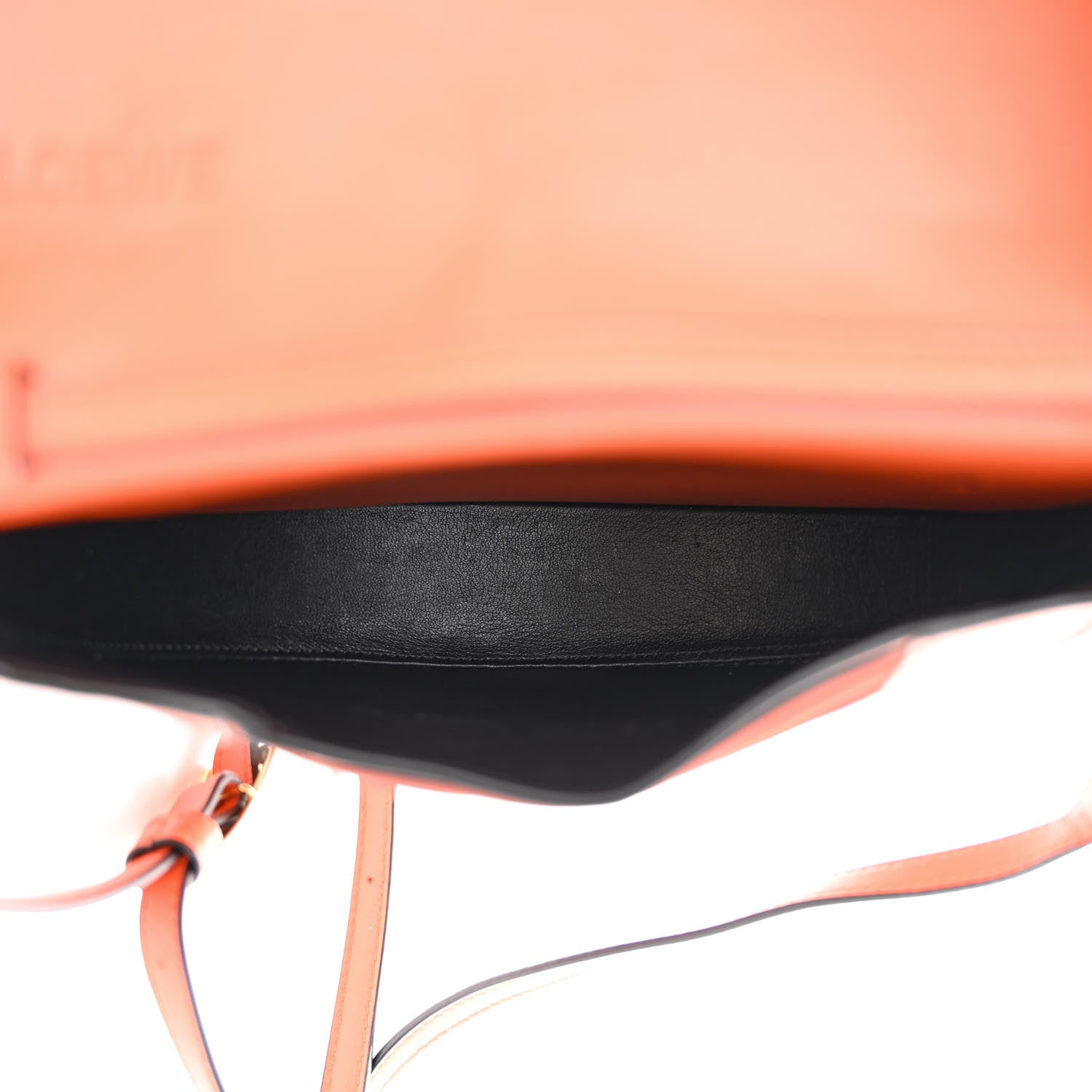 Loewe Soft Calfskin Heel Bag Orange 5 of 10
