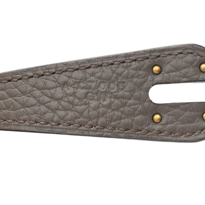 Hermes Taurillon Clemence Lindy 26 Etain 7 of 11