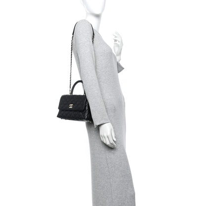 Chanel Caviar Quilted Mini Coco Handle Flap Black 2 of 11