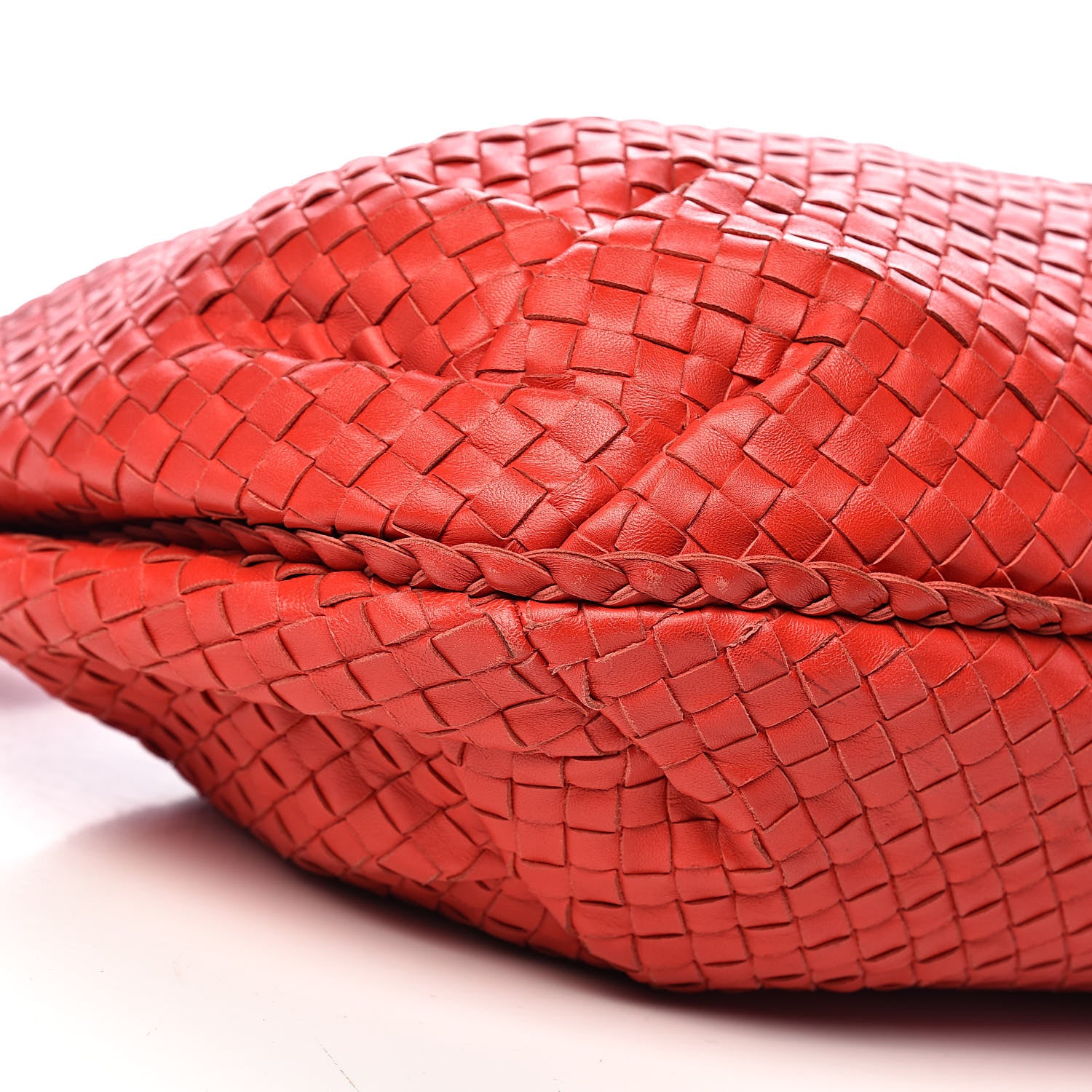 Bottega Veneta Nappa Intrecciato Large Belly Veneta Hobo Flame 12 of 14