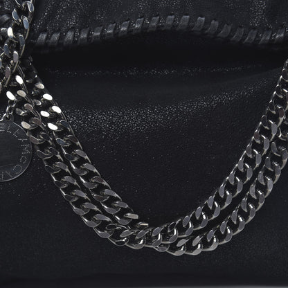 Stella McCartney Shaggy Deer Falabella Fold Over Tote Black 7 of 9