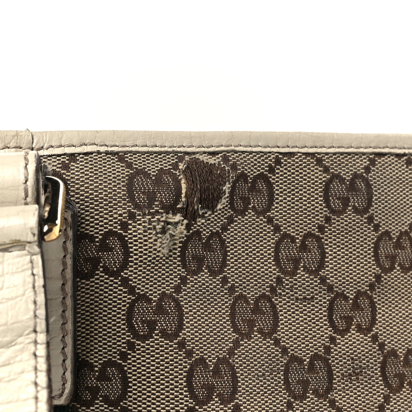 Monogram Web Jolicoeur Charms Messenger White