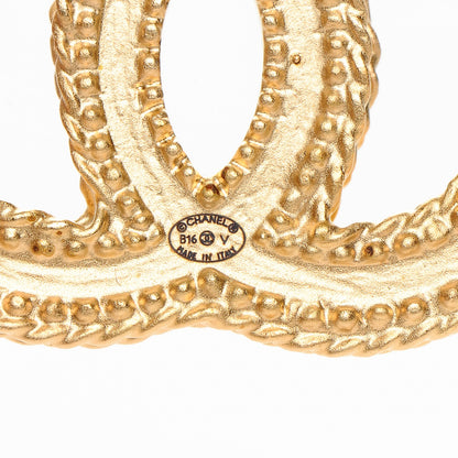 Chanel CC Drop Earrings Gold 3 of 4