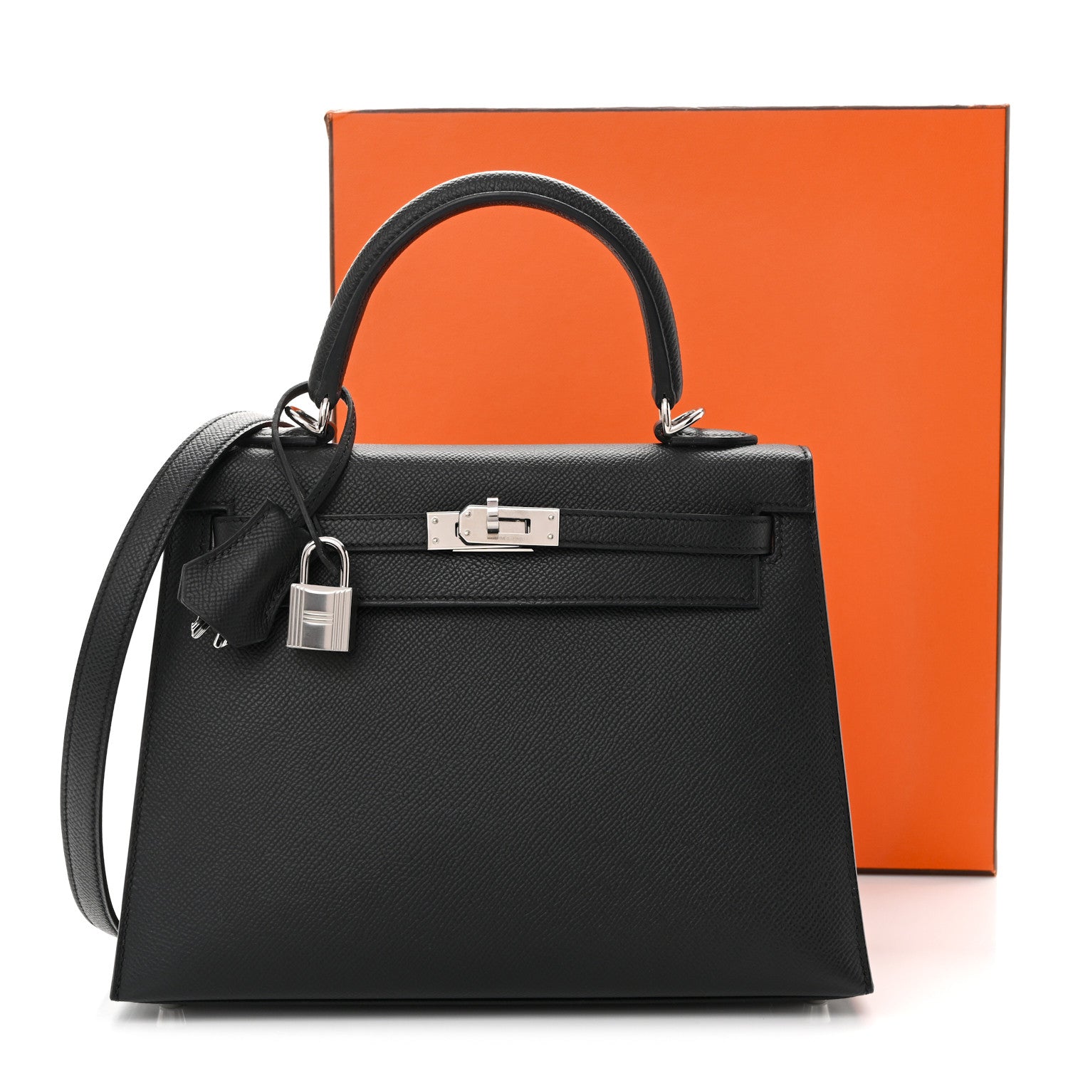 Hermes Epsom Kelly Sellier 25 Black 11 of 11