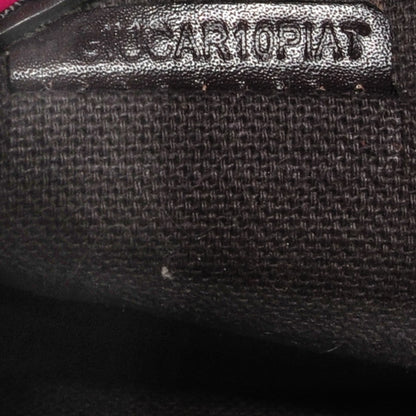 Burberry Haymarket Check Satchel Crossbody Bag Chocolate 9 of 11