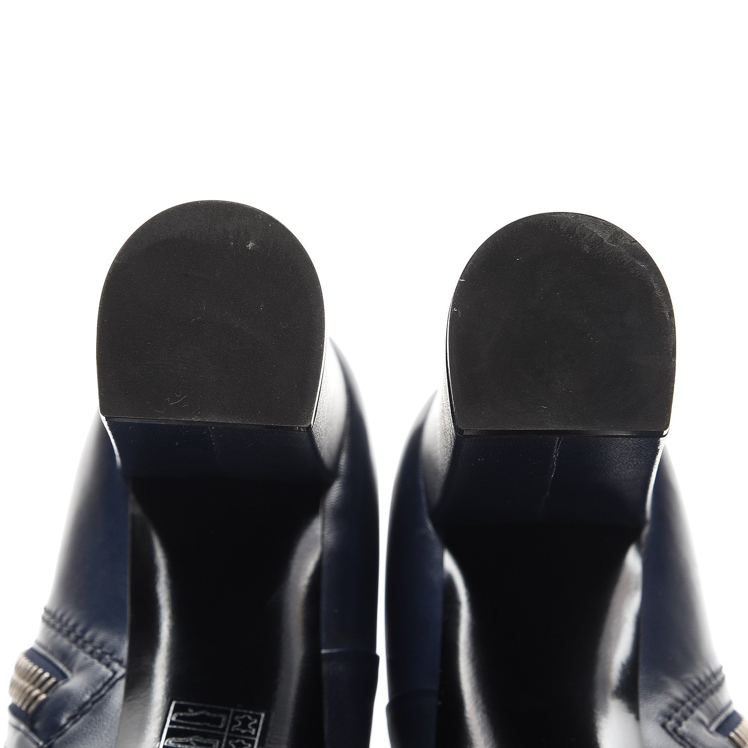 Gucci Kid Side Zip Platform Boots 40 Navy 8 of 8