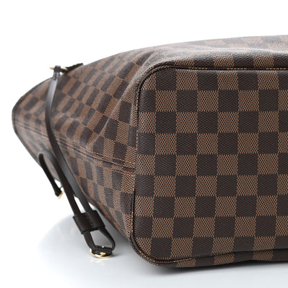Louis Vuitton Damier Ebene Neo Neverfull MM Rose Ballerine 6 of 8