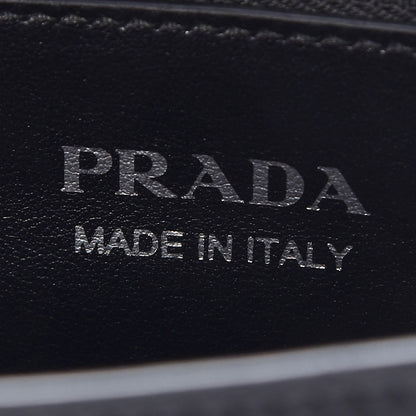 Prada City Calfskin Saffiano Racing Logo Elektra Shoulder Bag Fuxia Black 6 of 7