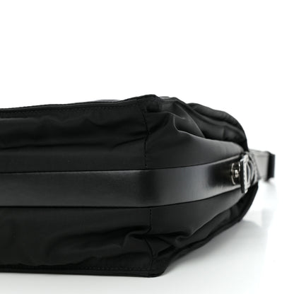 Prada Re-Nylon Vitello Padded Large Flap Shoulder Bag Black 9 of 9