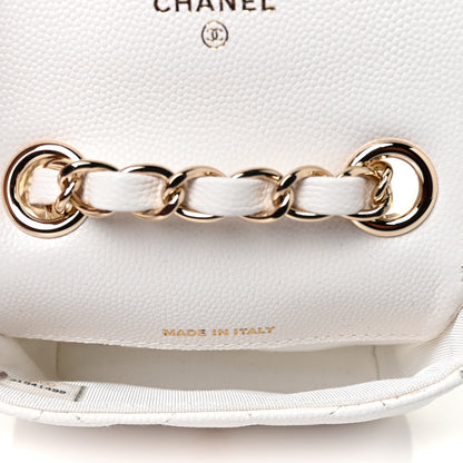 Chanel Caviar Quilted Belt Bag White 5 of 11