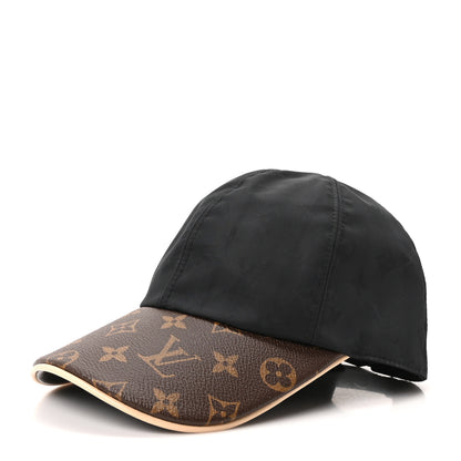 Louis Vuitton Polyester Silk Monogram LV Get Ready Cap M Black 1 of 9